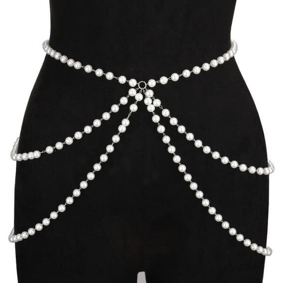 Layered Body Chain for Ladies Party Body Chain Multi Layered Waist Jewelry Suitable for Various Occasions and Event