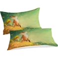 thumbnail image 2 of Knitii Little Prince Duvet Cover Set Bedding Quilt Cartoon Design Little Prince Rose Cover Set With Shames Soft Microfiber Xmas Bedding Sets With Zipp, 2 of 5