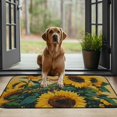 thumbnail image 4 of ARISTURING Non-Slip Sunflower Doormat Spring-Summer - Sunshine Floral Welcome Indoor Mats Stair Porch Garden Steps Out-Door 19.68*39.37 in, 4 of 6