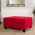 thumbnail image 2 of Michael Anthony Tyla Scarlet Storage Ottoman, 2 of 4