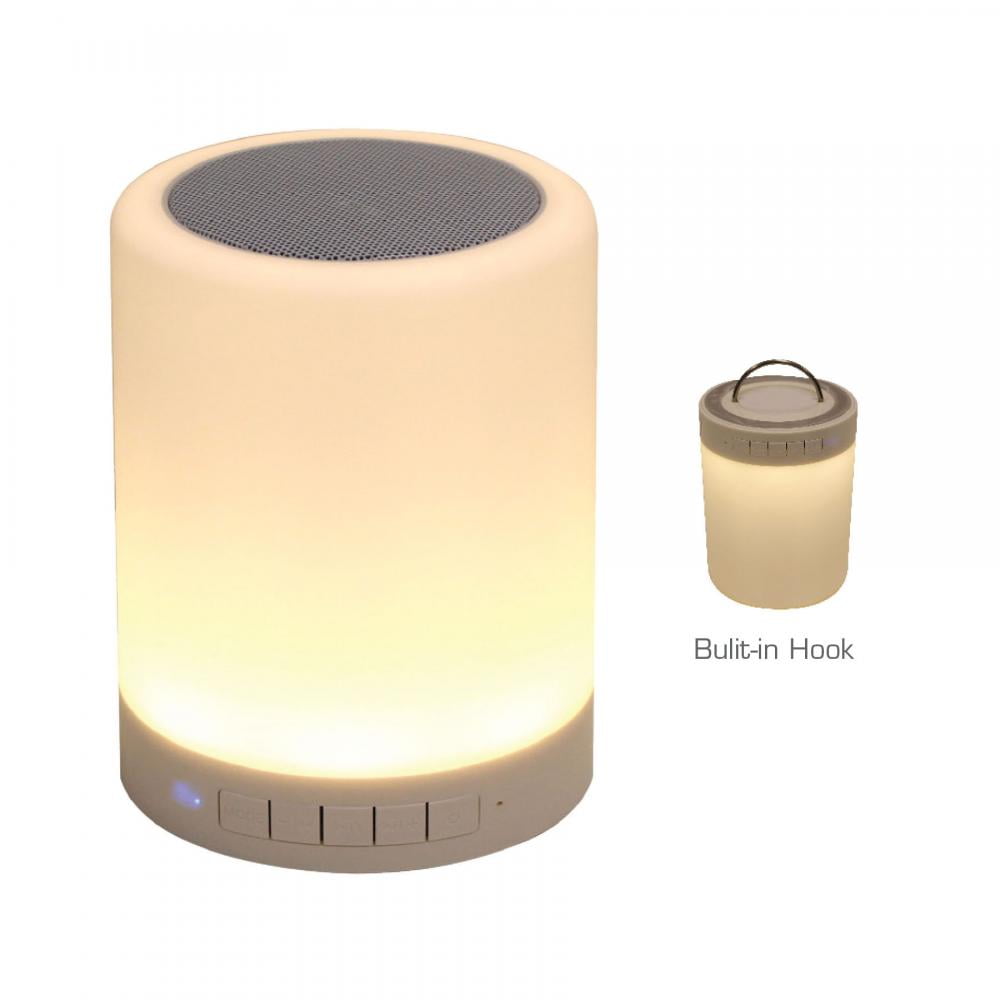 Craig Electronics Portable Speaker with LED Light and Bluetooth