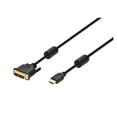thumbnail image 6 of Monoprice HDMI to DVI Adapter Cable - 6 Feet - Black | High Speed, Video Cable, 28AWG, Ferrite Cores, Compatible with AVCHD / PlayStation 3 and More, 6 of 19