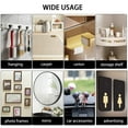 thumbnail image 5 of 60Pcs Double Sided Adhesive Pads, 1.97" x 1.18" Heavy Duty Double Sided Sticky Tape for Walls, Self-Adhesive Foam Rectangular Wall Sticky for Hanging, Office, Home, DIY Projects(Black), 5 of 7