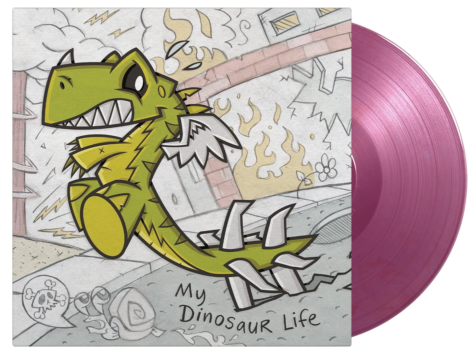 Motion City Soundtrack - My Dinosaur Life - Limited 180-Gram Purple & Red Marble Colored Vinyl - Music & Performance