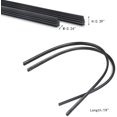 thumbnail image 2 of GHSDFBB Car Wiper Blade 2 Pcs Windshield Wiper Rubber Strip 19" Car Vehicle Insert Rubber Strip Wiper Blade Natural Rubber Boneless Wiper For Car Bus Black (19"), 2 of 7