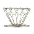 thumbnail image 4 of Generic Stainless Steel Coffee Filter Holder in Golden or Silver, Compact Foldable Design, 10x7cm, Lightweight at 100g, 4 of 6