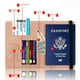 thumbnail image 4 of Estuche para libreta RFID de cuero sintético, multifuncional, para tarjetas SIM, identificación, estuche de cuero, porta libreta, 4 of 6