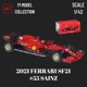 thumbnail image 1 of Bburago-nuevo modelo de coche F1 2022 con casco, Ferrari, F1-75, Mercedes Red Bull Racing, Alfa Romeo, Mclaren, fórmula 1, juguete fundido a presión Fivean unisex, 1 of 2