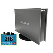 Avolusion PRO-5X Series 3TB USB 3.0 External Gaming Hard Drive for PS5 Game Console (Grey) - 2 Year Warranty
