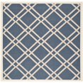 thumbnail image 1 of Safavieh Courtyard Navy Indoor Outdoor Rug - Square 6'7", 1 of 3