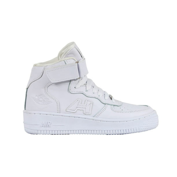 Tenis Bota Blanco Escolares Air Piel Cosido Comodo Urbano HGROS M-260 TALLA 18 AL 29 CM BLANCO