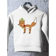 thumbnail image 3 of Fox With A Bow Tie Hoodie Toddler -Image by Shutterstock,  4 Toddler, 3 of 4