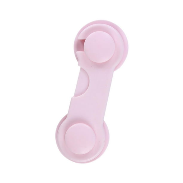 Cerradura para niños, cerradura para puerta de armario para niños, cerradura para armario a prueba de bebé, cerradura multiusos para puerta de horno y Rosa
