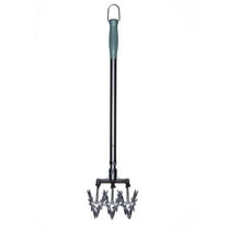 Yard Butler 32 to 52 Inch Adjustable Steel Garden Handheld Tiller and Cultivator