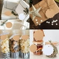 thumbnail image 5 of 200 Pcs Scalloped Tags with String, White and Kraft Small Paper Blank Hang Tags, Personalized Brown Gift Labels with Hole for DIY Craft Handmade, Gift Wrapping(2.36"/6cm), 5 of 5