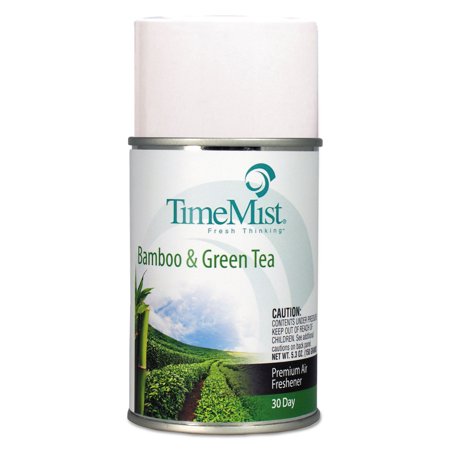 Fan Dispenser Fragrance Refill - TimeMist Metered Aerosol Fragrance Dispenser Refill, Bamboo and Green Tea, 6oz Aerosol