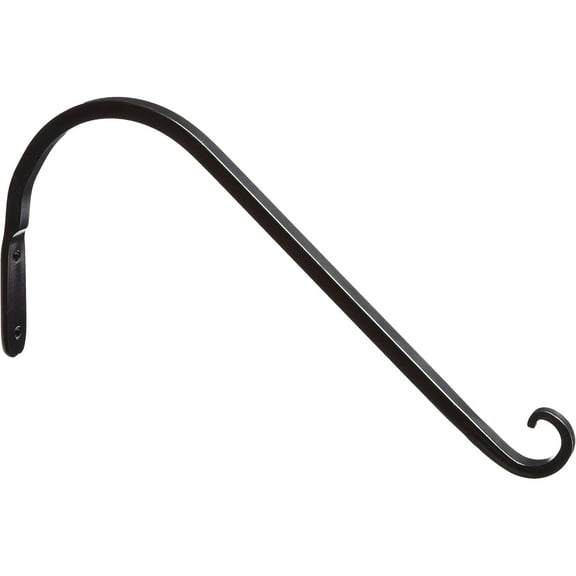 Panacea 89412 Black Wrought Iron 12 in. H Angled Plant Hook