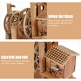thumbnail image 3 of Miangastore Building Games Wood Waterwheel Model Rustic 1 Pc Collectors, 3 of 9