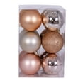 thumbnail image 3 of Vickerman 3" Rose Gold, Oat, and Café Latte Ornament Assortment, 12 per box., 3 of 3