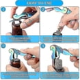 thumbnail image 2 of 4-piece Waiter Corkscrew Corkscrew Double Hinge Corkscrew Monochrome, 2 of 4