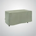 thumbnail image 4 of Modern Leisure Basics Patio Ottoman/Coffee Table Cover, 37"L x 22"W x 17"H, Sage Green, 4 of 13