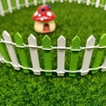 thumbnail image 4 of Jardín de hadas en miniatura de 35 pulgadas, adorno de micropaisaje, valla pequeña, maceta para plantas, la mejor decoración, musgo de Navidad, manualidades de madera, bricolaje, azul claro brillar Juguete, 4 of 6