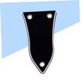 thumbnail image 3 of HAMPPLIES Electrical Guitar Black 3 Holes Truss Rod Cover Durable 3 Layers Bass Replacement Cover, 3 of 8