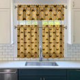 thumbnail image 3 of Kitchen Curtains 36 Inch Short - 3 Panel Set with Colorful Butterfly Floral Pattern, Rod Pocket Window Curtain, 100% Polyester for Butterfly Lovers, Farmhouse, Kitchen, Bedroom, Easy Wash, 3 of 6