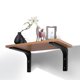 thumbnail image 4 of unbranded 2Jgo Soporte De Pared Negro Para Repisa Con Invisible Y Alta Durabilidad, 4 of 8