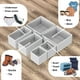 thumbnail image 4 of Organizador de cajones Simple Houseware plegable, juego de 12 unidades, color gris, 4 of 9