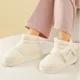 thumbnail image 5 of Botas de nieve con plataforma para mujer, cálidas, gruesas, de felpa, impermeables, para parejas, invierno 2024, zapatos de algodón con suela gruesa antideslizante, 5 of 5