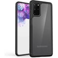 thumbnail image 1 of ORETech Compatible with Samsung Galaxy S20 Plus Case, Clear Case for Samsung S20 Plus Phone Case Thin Hard PC Silicone TPU Bumper Frame Protective Back Cover for Galaxy S20 Plus 5G 6.7" Black, 1 of 7