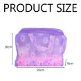 thumbnail image 2 of Organizador de maquillaje de viaje morado para baño y uso al aire libre, estuche de almacenamiento para artículos de tocador, estuche cosmético impermeable, 2 of 6
