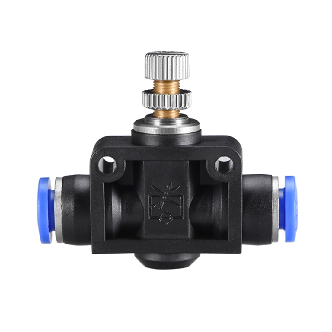 Avanty Air Flow Control Valve with Push-to-Connect Fitting Pack of 5 in-Line Speed Controller Union Straight 6mm OD x 6mm OD 
