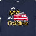 thumbnail image 4 of Inktastic My Aunt is a Firefighter with Fire Truck Boys or Girls Baby T-Shirt, 4 of 5