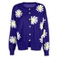 thumbnail image 4 of Cárdigan, Suéteres Para Mujer, Suéteres de Otoño E Invierno, Abrigo de Punto de Manga Larga Con Estampado Floral Informal A La Moda, Tops Odeerbi ODB177741, 4 of 5