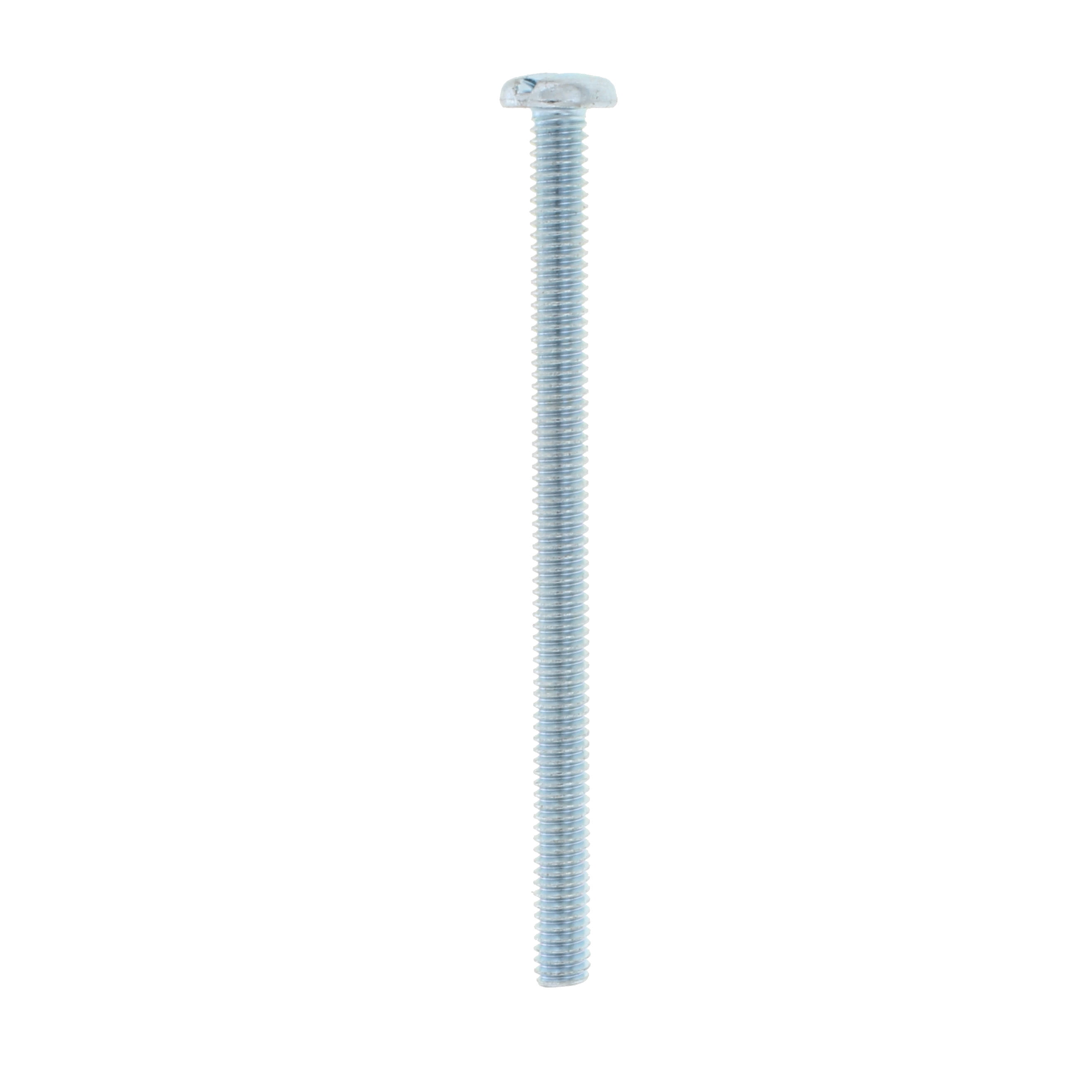 #8-32 X 1-1/2" Slotted Round Head Machine Screws - Brass, 16-Piece Pack