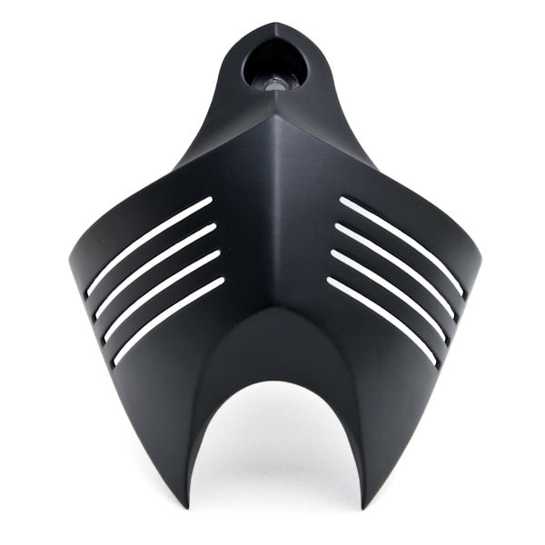 Kapsco Moto Motorcycle Black Big Twins Horn Cover Stock Cowbell Horns