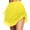 Yellow, variant on Mini Skirts for Women Flowy Fringe Asymmetrical Hem Boho Skirt with Tassel Details for Casual and Party Black L