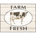 thumbnail image 3 of Wiens, James 18x15 Black Modern Framed Museum Art Print Titled - Country Cow IV, 3 of 5
