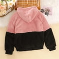 thumbnail image 4 of Vedolay Girls Hoodies Casual Warm Long Sleeve Tops for Kids Boys Girls Sweatshirt Hooded Sweater Red,150, 4 of 5