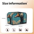 thumbnail image 5 of Daiia Blue Watercolor Duck Pattern 2 slice Toaster Cover, Toaster Appliance Dust-proof Cover For Kitchen Small Appliance Dust Cover and Fingerprint Protection, 5 of 7