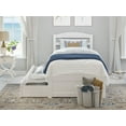 thumbnail image 5 of AFI Warren Twin XL Wood Platform Bed with Headboard Footboard & 2 Storage Drawers, White, 5 of 15
