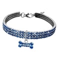 thumbnail image 4 of Perros Collar para Collar elegante para perros para perros , medianos, grandes, regalos de decoración - Rosa + azul, Colco  Collar de perrito collar, 4 of 8