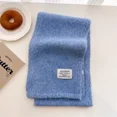 thumbnail image 4 of 2024 Nueva bufanda de lana de invierno cálida y gruesa sólida bufandas más cálidas para hombres y mujeres moda de punto chal versátil babero de cuello suave diseñador, 4 of 5