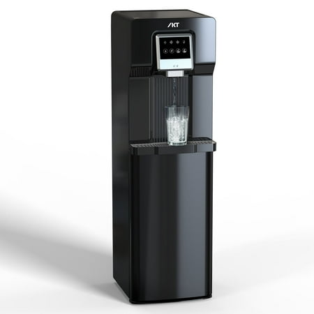 IKT Bottom Loading Cold Water Cooler with Ice Maker 3 Gallon 18LBS Daily Ice Capacity (NO HOT Water)