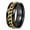 Black Gold, variant on Udolfly Mens Fidget Rings Anxiety Spinner Rings for Men Classic Chain Rings for Women Adults Titanium Steel Ring Black Black Size 8
