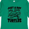 thumbnail image 4 of Inktastic Just a Boy Who Loves Turtles Boys Long Sleeve Toddler T-Shirt, 4 of 5