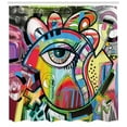 thumbnail image 3 of Ambesonne Contemporary Shower Curtain, Colorful Art Eye, 69"Wx70"L, Multicolor, 3 of 3