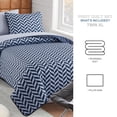 thumbnail image 3 of Campus Comforts by New Sega Home 2-Piece Reversible Quilt Set, Henry, Blue, Twin-XL, 3 of 8